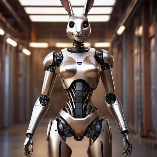 wood rabbit,robotic,cybernetics,chat bot,suit actor,humanoid,robotics,robot,deco bunny,bunny,chatbot,easter bunny,exoskeleton,soft robot,war machine,rabbit,jack rabbit,pepper,district 9,anthropomorphized animals