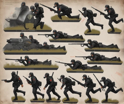 infantry,shield infantry,jazz silhouettes,warsaw uprising,soldiers,second world war,federal army,fighting poses,world war ii,world war,ww2,the army,world war 1,military organization,a3 poster,iwo jima,wwii,cossacks,icon set,stalingrad,Unique,Design,Character Design