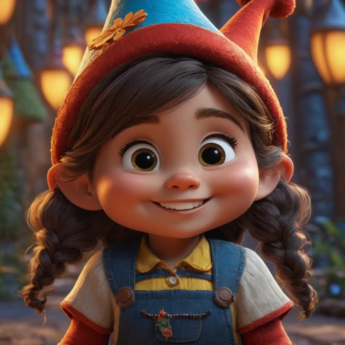 agnes,cute cartoon character,gnome,elf,scandia gnome,pinocchio,disney character,scandia gnomes,miguel of coco,baby elf,princess sofia,coco,geppetto,monchhichi,lilo,gnomes,isabel,tiana,merida,fairy tale character,Photography,General,Fantasy