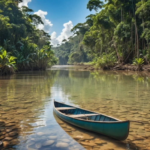 canoeing,kayaking,canoe,costa rica,canoes,kerala,guanabá real,borneo,kayak,herman national park,boat landscape,northeast brazil,conguillío national park,sri lanka,el salvador,river landscape,backwaters,belize,cambodia,tropical and subtropical coniferous forests,Photography,General,Realistic