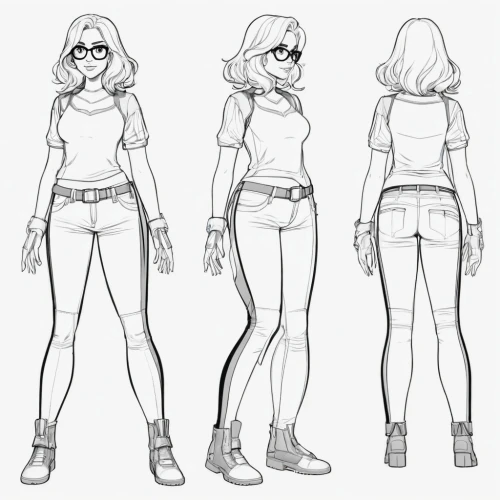 character animation,concept art,comic character,proportions,pencils,office line art,vector girl,studies,outlines,concepts,summer line art,mono-line line art,fashion sketch,male poses for drawing,mono line art,line art,line-art,poses,fashion vector,development concept,Unique,Design,Character Design