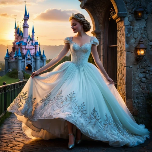 cinderella,fairy tale castle,fairy tale,ball gown,fairytale,wedding dresses,quinceanera dresses,a fairy tale,hoopskirt,cinderella's castle,fairy tale character,sleeping beauty castle,bridal clothing,fairytale castle,cinderella castle,fairytales,walt disney world,fairy tales,disney castle,wedding gown,Photography,General,Fantasy