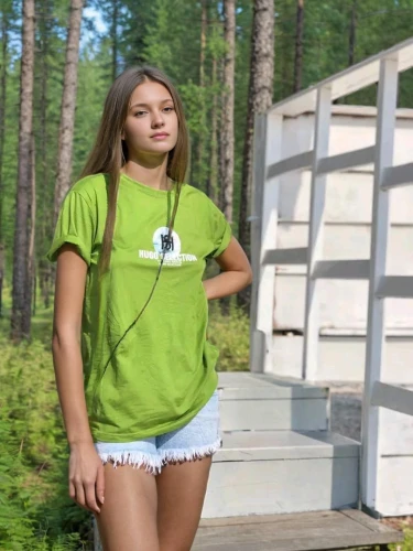 girl in t-shirt,sauna,wooden sauna,outhouse,green screen,isolated t-shirt,finland,active shirt,girl and boy outdoor,aa,tshirt,forestry,teen,green background,forest background,tree house hotel,girl with tree,ammo,small cabin,female model,Female,Eastern Europeans,Straight hair,Youth adult,M,Confidence,Underwear,Outdoor,Forest