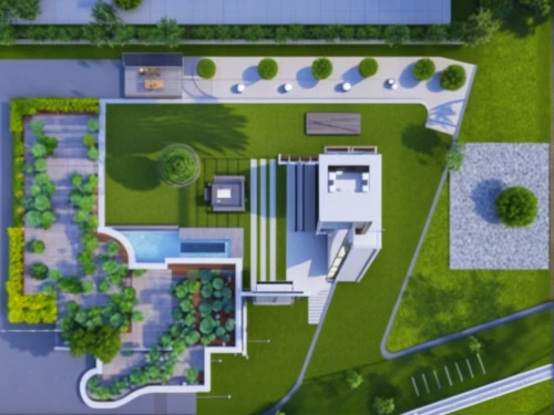 school design,landscape designers sydney,landscape design sydney,garden elevation,garden design sydney,landscape plan,chancellery,biotechnology research institute,view from above,architect plan,bendemeer estates,build by mirza golam pir,sewage treatment plant,private estate,mansion,overhead view,official residence,bird's-eye view,3d rendering,modern house,Photography,General,Realistic