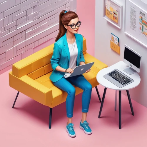 girl at the computer,women in technology,girl studying,office worker,blur office background,computer business,modern office,computer desk,working space,bussiness woman,receptionist,work at home,sprint woman,secretary,illustrator,librarian,secretary desk,office icons,bookkeeper,computer addiction,Unique,3D,Isometric
