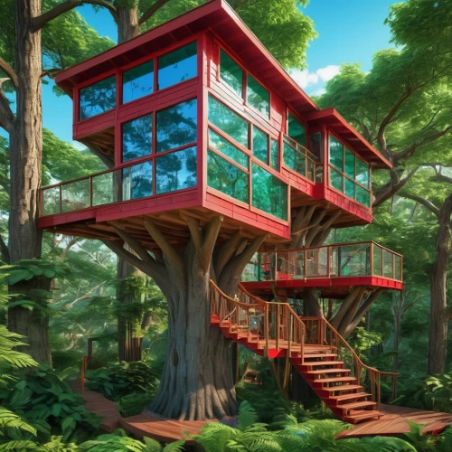 tree house,tree house hotel,treehouse,house in the forest,cubic house,timber house,wooden house,cube house,studio ghibli,frame house,tree top,stilt house,eco-construction,sky apartment,treetop,tree tops,little house,cartoon forest,beautiful home,eco hotel,Photography,General,Realistic