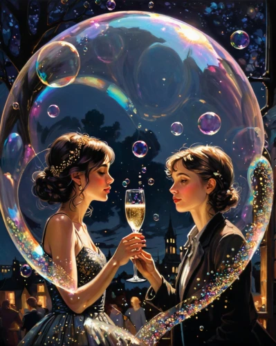 bubbles,soap bubbles,bubbly wine,liquid bubble,sparkling wine,talk bubble,soap bubble,wineglass,bubble blower,bubble,crystal ball,champagne flute,bubbletent,romantic night,small bubbles,champagne glass,champagen flutes,think bubble,a glass of champagne,inflates soap bubbles,Conceptual Art,Fantasy,Fantasy 18