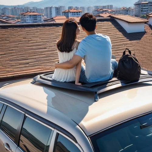 car roof,car rental,roof landscape,folding roof,sunroof,on the roof,rooftops,roof rack,rent a car,roof top,automotive luggage rack,auto financing,couple goal,roof,roof lantern,above the city,car sales,flat roof,parked car,long-term goal,Photography,General,Realistic