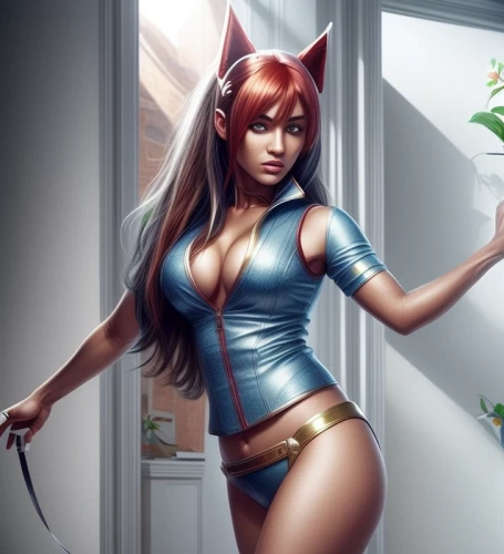 kat,symetra,huntress,firestar,poker primrose,mara,background ivy,elza,nami,ivy,digital painting,catarina,croft,fantasy art,world digital painting,gata,feline,redfox,fantasy woman,fantasy picture