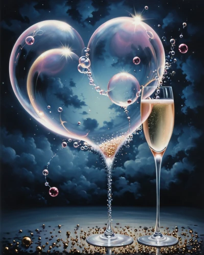 champagne stemware,sparkling wine,champagne flute,bubbly wine,bubbles,champagen flutes,champagne glass,wineglass,liquid bubble,soap bubbles,champagne glasses,bubbly,a glass of champagne,prosecco,air bubbles,stemware,champagne cup,inflates soap bubbles,soap bubble,small bubbles,Conceptual Art,Fantasy,Fantasy 29