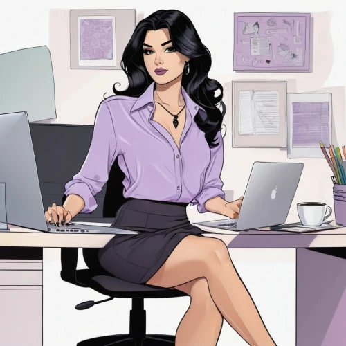 secretary,office worker,business woman,bussiness woman,businesswoman,girl at the computer,women in technology,business women,place of work women,business girl,night administrator,work from home,businesswomen,receptionist,administrator,woman sitting,secretary desk,bookkeeper,office line art,background vector,Illustration,Japanese style,Japanese Style 07