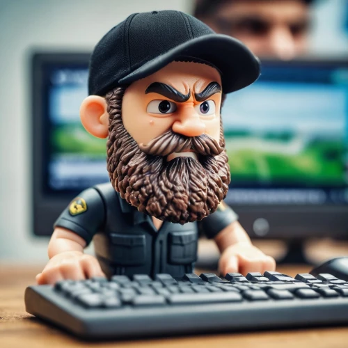 gnome,scandia gnome,desk top,cyber crime,cyber security,pubg mascot,community manager,man with a computer,desk accessories,the community manager,computer security,3d figure,cybercrime,kasperle,cybersecurity,dispatcher,sysadmin,cyber monday social media post,blur office background,it security,Unique,3D,Panoramic