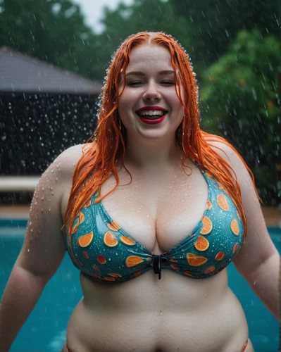 wet girl,wet,polka dot,polka,aquaman,plus-size model,orangina,gordita,in the rain,bowl of fruit in rain,oranges,mandarin sundae,vitamin c,orange,tangerine,polka dots,hoedeopbap,melons,stormy,oranges half,Photography,Documentary Photography,Documentary Photography 04