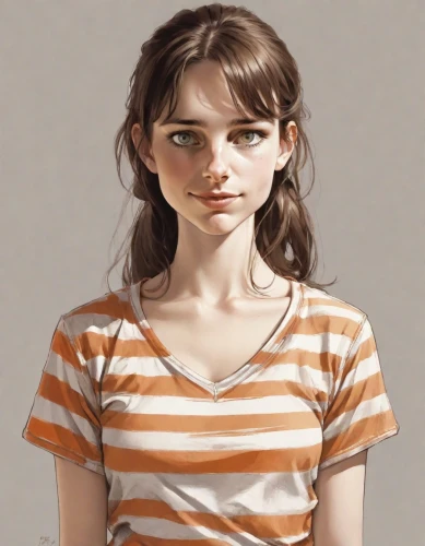 clementine,girl portrait,girl in t-shirt,portrait of a girl,digital painting,girl drawing,girl in a long,girl with bread-and-butter,child portrait,worried girl,girl with cereal bowl,child girl,lilian gish - female,young woman,girl sitting,world digital painting,girl studying,girl with cloth,lori,portrait background,Digital Art,Comic