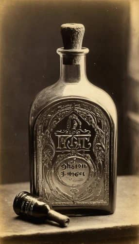 poison bottle,ambrotype,flask,perfume bottle,empty bottle,isolated bottle,apothecary,agfa isolette,old fashioned glass,tequila bottle,potions,bottle of oil,poison gas,tombstone,still life photography,pomade,tennessee whiskey,poison,absinthe,cosmetic oil,Photography,Black and white photography,Black and White Photography 15