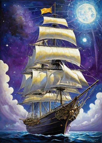 galleon ship,sail ship,sea sailing ship,sailing ship,galleon,tallship,full-rigged ship,barquentine,sea fantasy,friendship sloop,pirate ship,sailing vessel,three masted sailing ship,tall ship,sailing ships,swollen sail air,windjammer,inflation of sail,manila galleon,the ship,Illustration,Abstract Fantasy,Abstract Fantasy 07