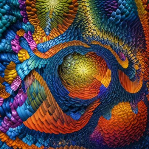 colorful spiral,fractals art,coral swirl,chameleon abstract,mandelbulb,kaleidoscope art,fractals,vortex,fractalius,woven,kaleidoscope,kaleidoscopic,dimensional,fractal art,mandala loops,light fractal,fractal,fractal environment,spiral nebula,computer art,Photography,General,Realistic