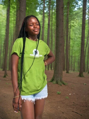 girl in t-shirt,green background,forest background,temperate coniferous forest,beech forest,green screen,forestry,maria bayo,green forest,nigeria woman,the girl next to the tree,girl with tree,pine forest,in the forest,grove of trees,tropical and subtropical coniferous forests,coniferous,coniferous forest,green congo,free wilderness,Female,Eastern Europeans,Straight hair,Youth adult,M,Confidence,Underwear,Outdoor,Forest
