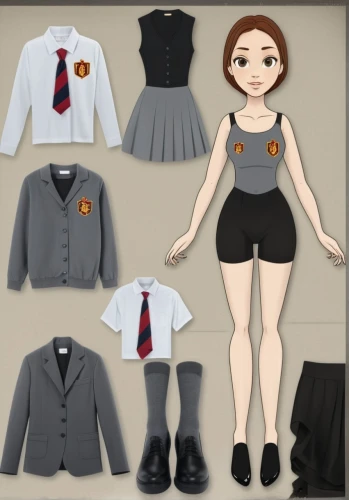 school uniform,nurse uniform,school clothes,retro paper doll,a uniform,chef's uniform,sewing pattern girls,uniform,anime japanese clothing,uniforms,martial arts uniform,women's clothing,formal wear,doll dress,flight attendant,ladies clothes,police uniforms,business girl,school items,fashion vector,Unique,Design,Character Design