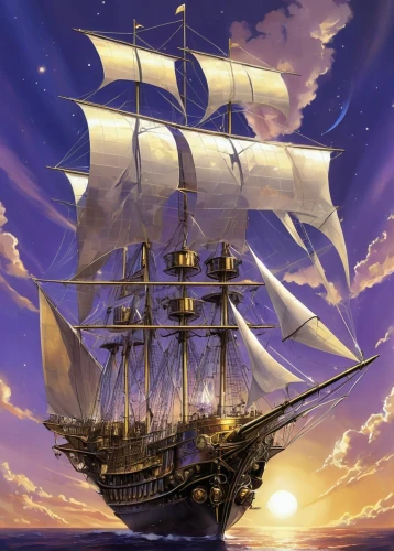 galleon ship,sail ship,sea sailing ship,sailing ship,three masted sailing ship,sailing ships,tallship,galleon,full-rigged ship,east indiaman,tall ship,caravel,pirate ship,barquentine,mayflower,sea fantasy,three masted,sailing vessel,windjammer,friendship sloop,Conceptual Art,Fantasy,Fantasy 25