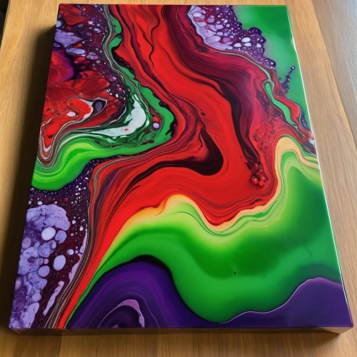 slide canvas,vector spiral notebook,abstract painting,pour,fluid,coral swirl,rainbow waves,colorful glass,abstract multicolor,100x100,fresh painting,ring binder,paint box,glass painting,marbled,multi color,binder folder,fluid flow,art soap,cutting board,Photography,General,Realistic