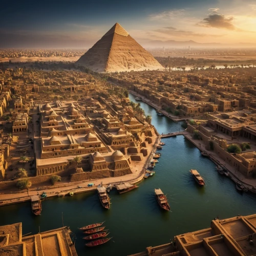 giza,egypt,ancient egypt,cairo,the cairo,nile river,nile,ancient egyptian,the great pyramid of giza,ancient city,the ancient world,egyptian,khufu,river nile,pharaonic,egyptology,ramses ii,ancient civilization,egyptians,unesco world heritage,Photography,General,Fantasy