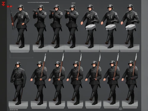 police uniforms,stand models,carabinieri,fighting poses,officers,police officers,infantry,character animation,grenadier,policeman,medic,uniforms,3d model,police force,development concept,cadet,officer,male poses for drawing,a uniform,police hat,Unique,Design,Character Design