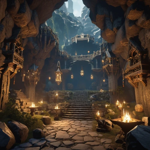 hall of the fallen,dungeon,dungeons,games of light,castle of the corvin,collected game assets,fairy village,kadala,the mystical path,mountain settlement,ancient city,labyrinth,place of pilgrimage,castle iron market,northrend,druid grove,3d fantasy,development concept,elves flight,dandelion hall