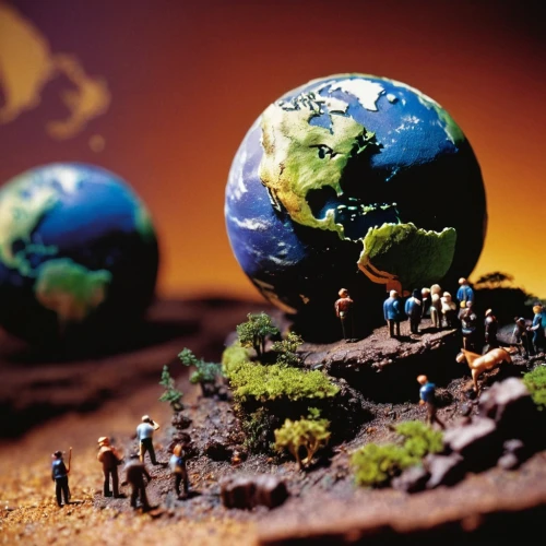 earth in focus,tiny world,little planet,yard globe,terraforming,miniature figures,planet earth,other world,lensball,loveourplanet,love earth,earth day,terrestrial globe,global responsibility,small planet,the earth,ecological sustainable development,diorama,globalization,earth,Unique,3D,Toy