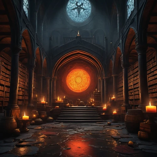 hall of the fallen,portal,blood church,haunted cathedral,candlemaker,magic grimoire,games of light,crypt,the threshold of the house,witch's house,divination,sepulchre,dungeons,dandelion hall,candlelight,apothecary,sanctuary,candlelights,threshold,dungeon,Illustration,Realistic Fantasy,Realistic Fantasy 15