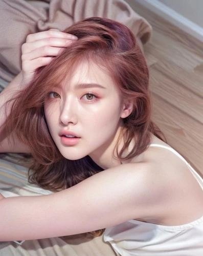 joy,pale,solar,natural color,phuquy,model beauty,seo,elegant,lying down,hong,realdoll,songpyeon,rose gold,model,woman laying down,natural cosmetic,japanese ginger,yulan magnolia,rosie,caramel color