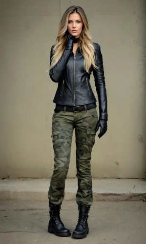 leather,leather boots,leather jacket,black leather,jumpsuit,cargo pants,knee-high boot,plus-size model,biker,lisaswardrobe,havana brown,boots turned backwards,boots,motorcycle boot,camo,ballistic vest,tamra,jeans background,toni,femme fatale,Female,Western Europeans,Straight hair,Mature,XL,Infatuation