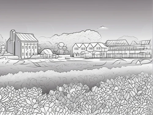 saltworks,leek greenhouse,wastewater treatment,salt farming,town buildings,salt farm,hahnenfu greenhouse,grain plant,farm yard,brewery,stock farming,greenhouse cover,aquaculture,farmstead,escher village,city buildings,town planning,fish farm,agroculture,livestock farming,Design Sketch,Design Sketch,Outline