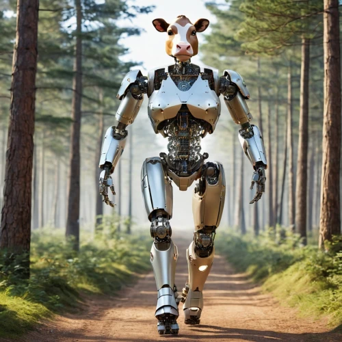 ironman,military robot,war machine,walking man,anthropomorphized animals,robot combat,artificial intelligence,minibot,armored animal,forest animal,mech,run,mecha,cybernetics,humanoid,exoskeleton,ai,robotics,forest man,wearables,Photography,General,Realistic