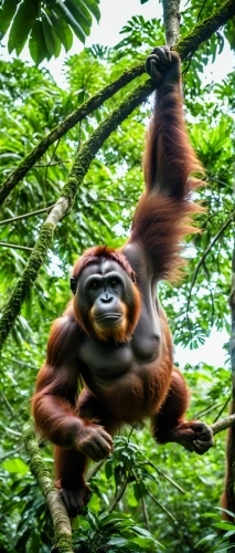 orang utan,orangutan,kalimantan,uakari,sumatran,tarzan,borneo,sumatra,palm oil,primates,great apes,primate,ape,gibbon 5,bonobo,bongo,kong,bongos,salak,papuan,Photography,General,Realistic