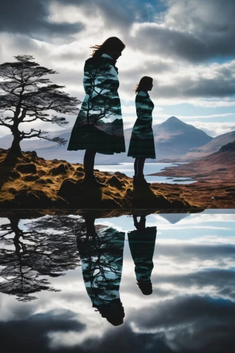 reflection in water,reflections in water,mirror reflection,reflection,reflected,reflections,multiple exposure,water reflection,parallel worlds,mirror image,isle of skye,reflect,mirrored,reflection of the surface of the water,mirroring,water mirror,mirror water,mirror of souls,self-reflection,scottish highlands,Photography,Artistic Photography,Artistic Photography 07