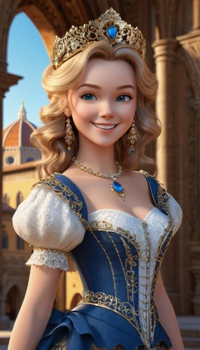 princess sofia,princess anna,elsa,cinderella,rapunzel,tiara,the snow queen,tiana,princess crown,disney character,a princess,princess' earring,princess,ball gown,ice princess,fairy tale character,crown render,celtic queen,miss circassian,queen crown,Unique,3D,3D Character