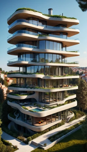 residential tower,futuristic architecture,terraces,condominium,modern architecture,3d rendering,balconies,sky apartment,skyscapers,arhitecture,appartment building,block balcony,belvedere,apartment building,apartments,kirrarchitecture,condo,bulding,modern building,rimini,Photography,General,Sci-Fi
