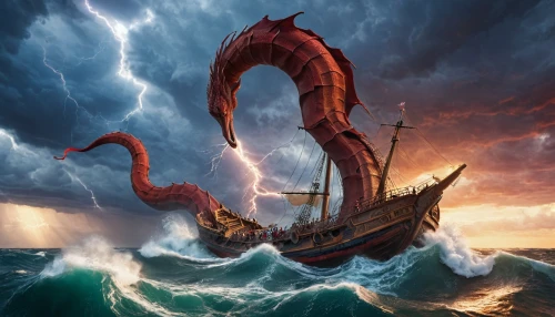 viking ship,viking ships,poseidon,maelstrom,sea fantasy,god of the sea,kraken,fantasy picture,the storm of the invasion,scarlet sail,tour to the sirens,sea storm,longship,fantasy art,heroic fantasy,anchors,anchor,galleon,inflation of sail,shipwreck,Photography,General,Commercial