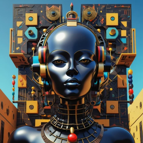 metropolis,smart album machine,cybernetics,robot icon,humanoid,synthesizer,computer art,electronic music,robotic,biomechanical,trip computer,midi,music system,signal head,robot eye,fractalius,techno,cyberspace,audiophile,robot,Art,Artistic Painting,Artistic Painting 50