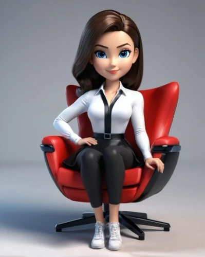 businesswoman,blur office background,business woman,business girl,secretary,bussiness woman,girl sitting,sitting on a chair,office chair,office worker,business women,woman sitting,sitting,women in technology,animated cartoon,businesswomen,female doctor,character animation,administrator,business angel