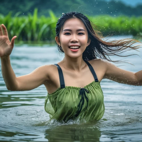 vietnamese woman,water nymph,girl on the river,vietnam,green water,asian woman,vietnamese,vietnam's,water lotus,asian girl,nymphaea,wet girl,miss vietnam,water wild,vietnam vnd,bia hơi,in water,photoshoot with water,the blonde in the river,female swimmer,Photography,General,Realistic