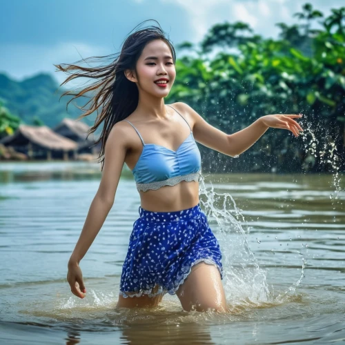 water nymph,miss vietnam,photoshoot with water,in water,phuquy,vietnamese woman,bia hơi,water wild,girl on the river,vietnam,pi mai,water bath,hula,water splash,vietnam vnd,splashing,vietnamese,vietnam's,pocari sweat,water power,Photography,General,Realistic