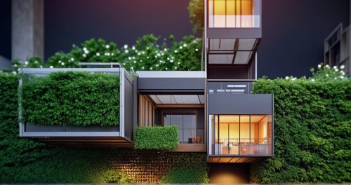 cubic house,sky apartment,modern architecture,residential tower,apartment building,modern house,block balcony,3d rendering,an apartment,cube house,frame house,cube stilt houses,appartment building,residential,apartment house,smart house,kirrarchitecture,garden design sydney,apartments,shared apartment,Photography,General,Sci-Fi