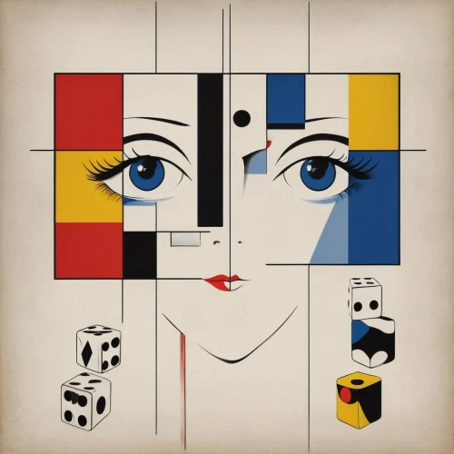 mondrian,parcheesi,cubism,art deco woman,rubiks,roy lichtenstein,rubiks cube,rubik's cube,clue and white,rubik cube,cool pop art,girl-in-pop-art,rubik,chess cube,twenties of the twentieth century,cubes games,vintage illustration,game illustration,chess icons,rubics cube,Art,Artistic Painting,Artistic Painting 43