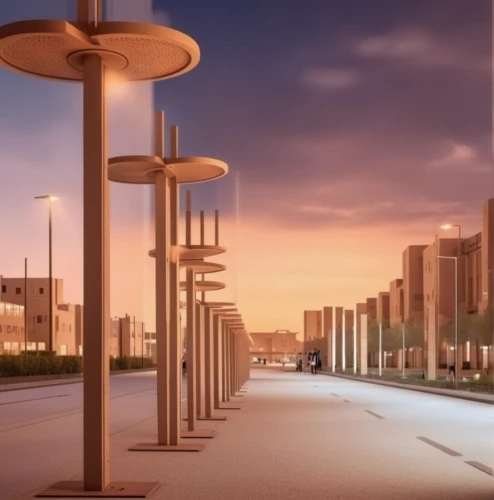 street lamps,light posts,khobar,qatar,doha,dhabi,dubai,sharjah,abu-dhabi,abu dhabi,lamp post,pedestrian lights,streetlamp,street lights,street lamp,urban towers,outdoor street light,futuristic landscape,sky space concept,evening city,Photography,General,Realistic