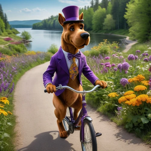 anthropomorphized animals,animals play dress-up,whimsical animals,bikejoring,tour de france,bicycle ride,cycling,biking,beagador,bicycling,flower animal,bicycle riding,artistic cycling,bike ride,animal film,bicycle clothing,cross-country cycling,bike riding,flower delivery,riding ban,Photography,General,Natural
