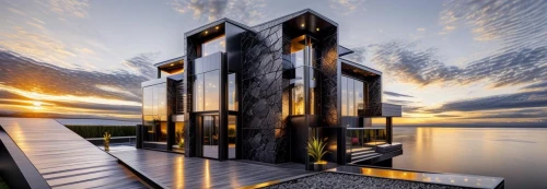 cube stilt houses,house by the water,mirror house,house with lake,stilt house,inverted cottage,cubic house,stilt houses,houseboat,floating huts,sunken church,lifeguard tower,dock,lake view,boat house,summer house,cube house,modern architecture,water castle,floating over lake