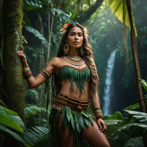 polynesian girl,polynesian,hula,moana,polynesia,warrior woman,pocahontas,maori,tribal,native american,tribal chief,inka,indigenous,indigenous culture,cave girl,tribal arrows,tahiti,mowgli,mahé,anahata,Photography,General,Fantasy