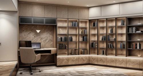 modern office,bookshelves,interior modern design,walk-in closet,search interior solutions,bookcase,study room,assay office,entertainment center,cabinetry,room divider,consulting room,secretary desk,interior design,creative office,shelving,cubical,contemporary decor,offices,working space